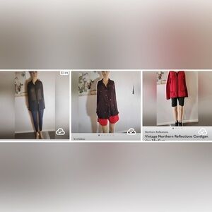 Lot of 3 Button Down Shirts & Sweater size 10 Bargain Deal